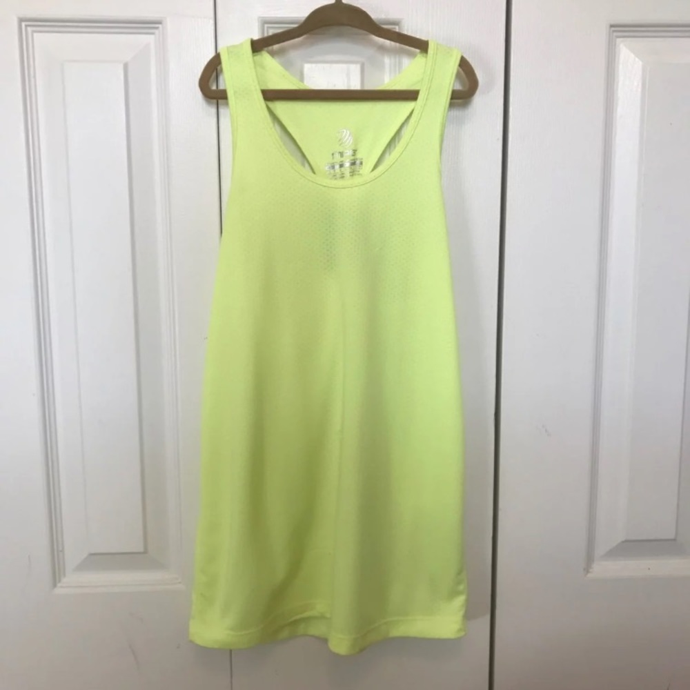 Neon Yellow/green Racerback Tank Top